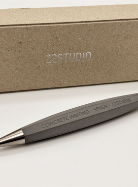 台湾22设计DESIGNSTUDIO老款水泥杆黄铜内芯重型自动铅笔0.5mm