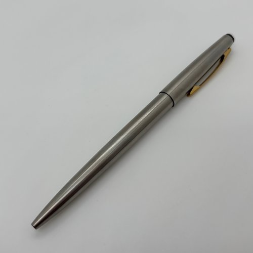 中古老款非全新70年代绝版老款PILOT百乐金属按压出芯圆珠笔