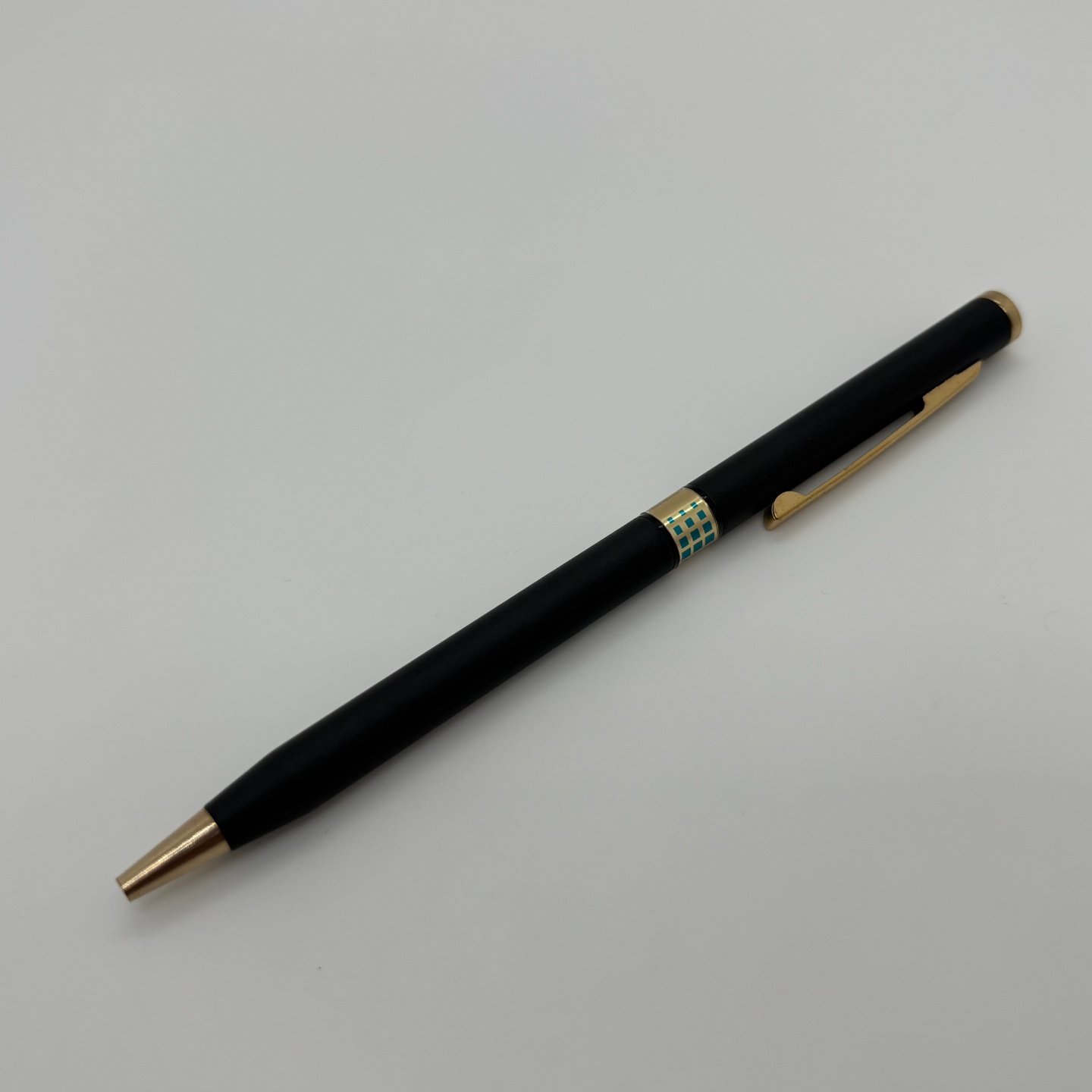 1980年代美国ZIPPO芝宝全金属哑光旋转出芯圆珠笔0.7mm