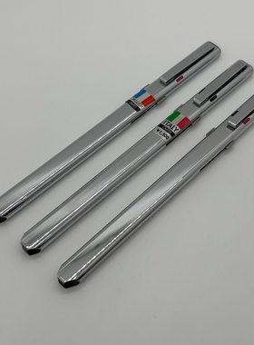 绝版罕见70年代日本OHTO乐多Dagger短剑侧滑出芯双色金属圆珠笔