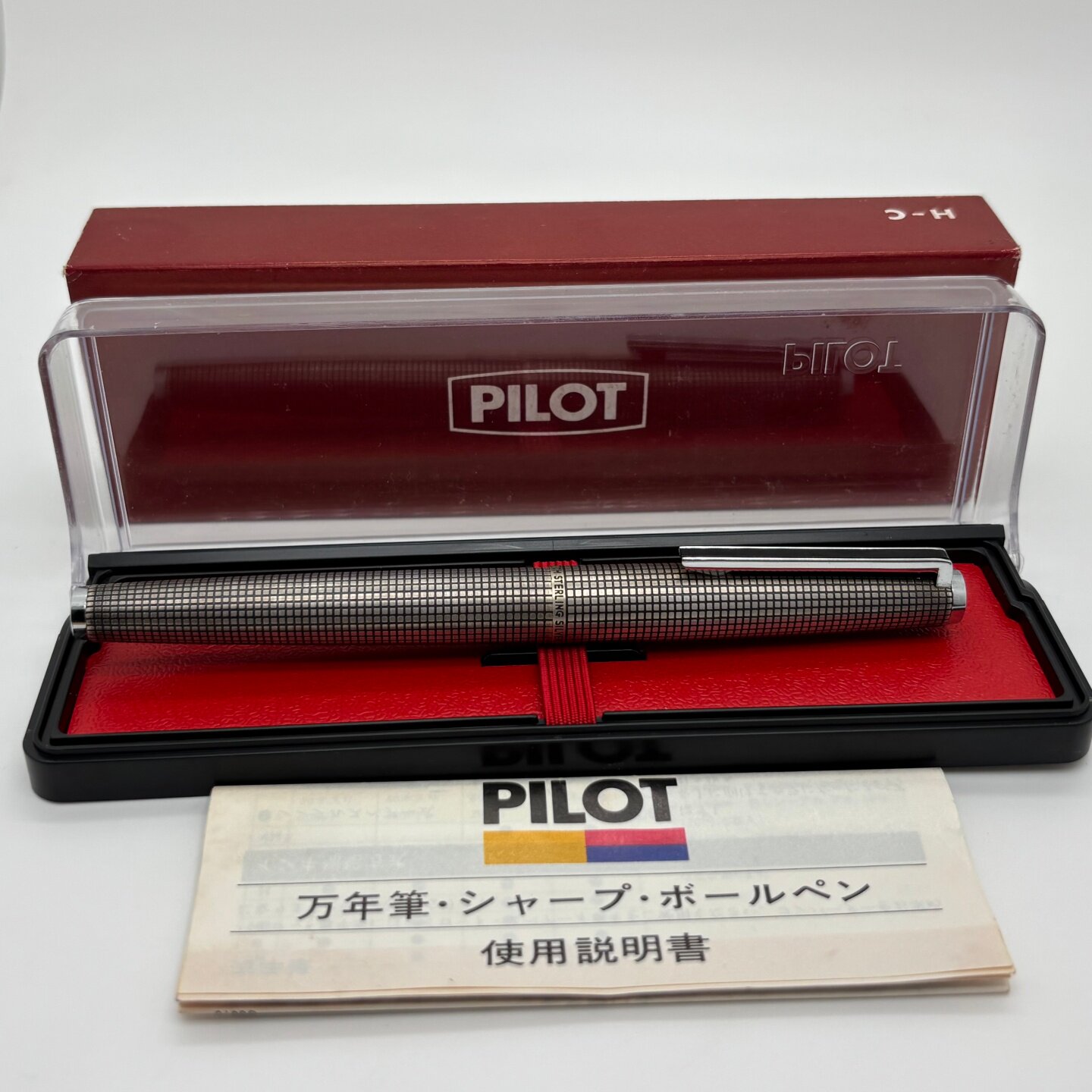 70年代绝版高端日本PILOT百乐CUSTOM大号纯银18KWG耐磨F金尖钢笔