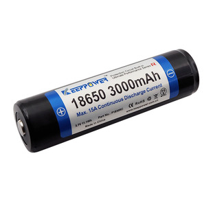 新品Keeppower带保护板15A大电流放电18650 3000mAh国产芯P1830RC