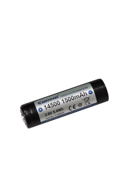 新款 Keeppower 14500 1500mAh 3.6v手电筒电池 超大容量 P1450C4