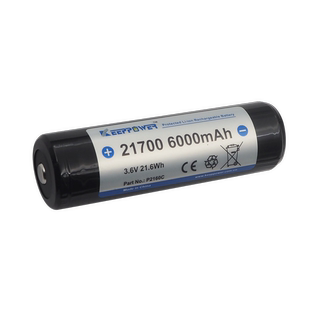 Keeppower 21700  带保护板 6000mAh  P2160C 锂电池  手电筒电池