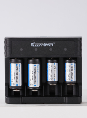 新品4槽14280/15270/16340/ RCR123A /RCR2/18350 锂电池充电器