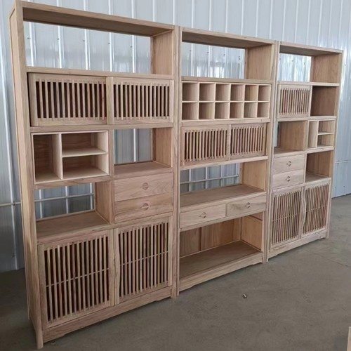新中式北榆木博古架展示架多宝阁