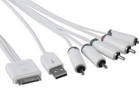 PROLINK PMM229 接口Dock转色差AV+USB线 可充电接电视