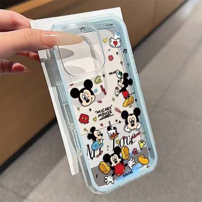 卡通可爱米奇用iPhone15/16promax手机壳苹果14/13/12防摔11