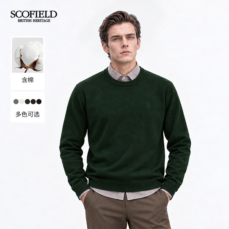 SCOFIELD舒适保暖针织毛衣打底