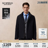 新款 冬季 SCOFIELD男装 休闲立领简约保暖防风羽绒服 90鹅绒
