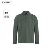 潮流POLO衫 SCOFIELD男士 简约商务休闲棉质舒适长袖 新款 春季