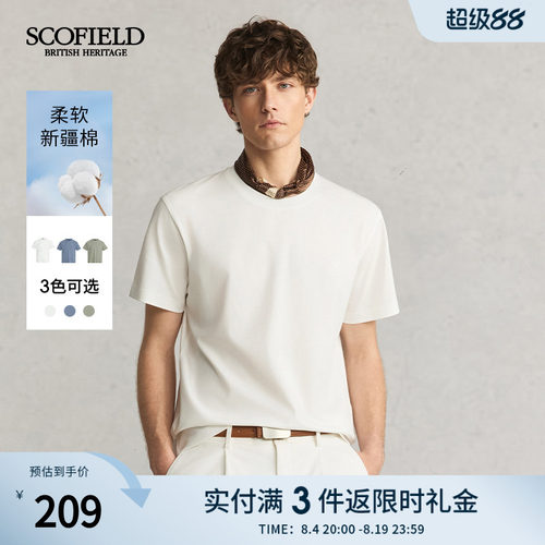 SCOFIELD25年夏季商务休闲T恤