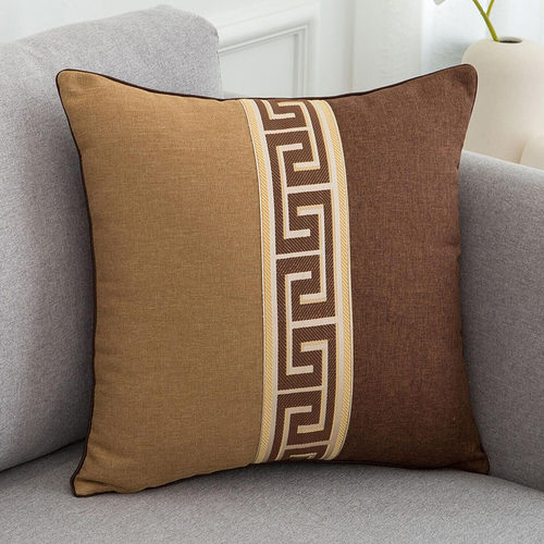 简约棉麻条纹大沙发座椅抱枕靠枕