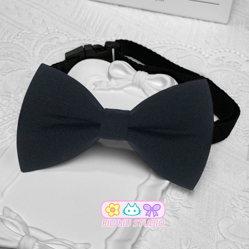 宠物蝴蝶结手工独家金毛领结边牧阿拉大狗婚礼饰品领带大型犬喜庆