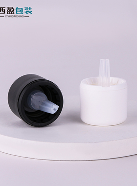 西盈包装 GM 德国原装进口黑色光面盖 18牙精油瓶通用精油盖