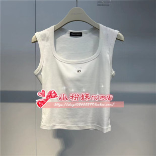 A1CQE3205女2024秋马蹄领针织背心A1CQE320577 A1CQE320581