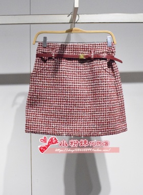 A1GEF1232 女装2025春专柜正品小香风短裙A1GEF123218