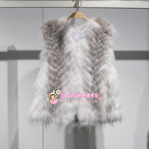 A1ADF4318 女装2025冬专柜正品新款狐狸毛马甲A1ADF4318M1-3999
