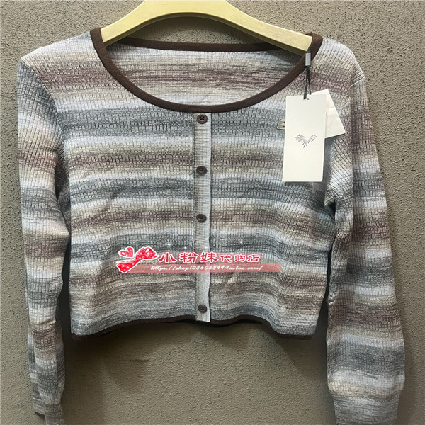 A3EEE3422女装2024秋花纱线套衫A3EEE3422C0