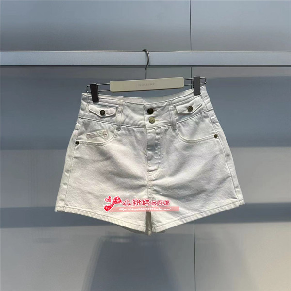 A1HBE2470女装2024夏百搭三分牛仔短裤A1HBE247081