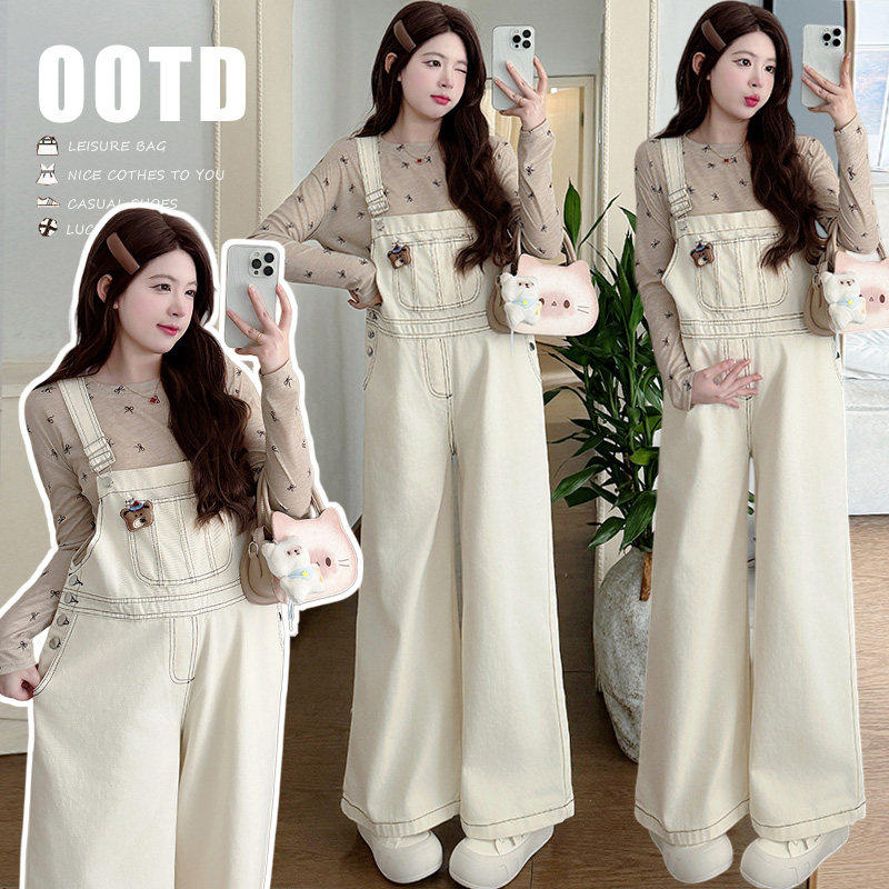 孕妇装套装2026春装新款孕期穿搭蝴蝶结上衣牛仔背带裤春季两件套,孕妇装/孕产妇用品/营养,套装,淘宝优惠券,粉丝福利购,淘宝优惠卷