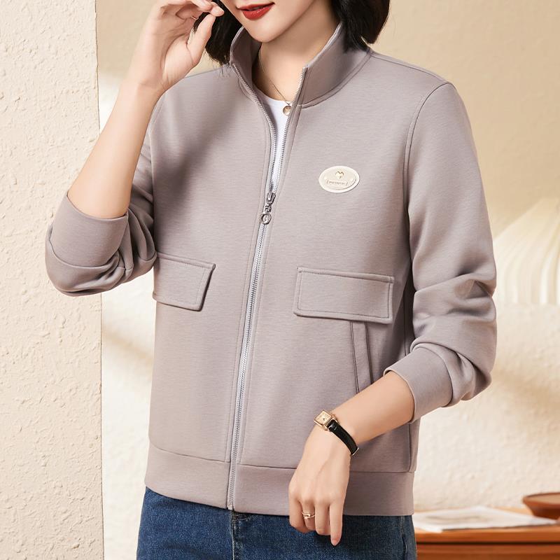 品牌外套女春款个新款小KAO子轻休熟风高级感闲服早秋短款秋上衣图片