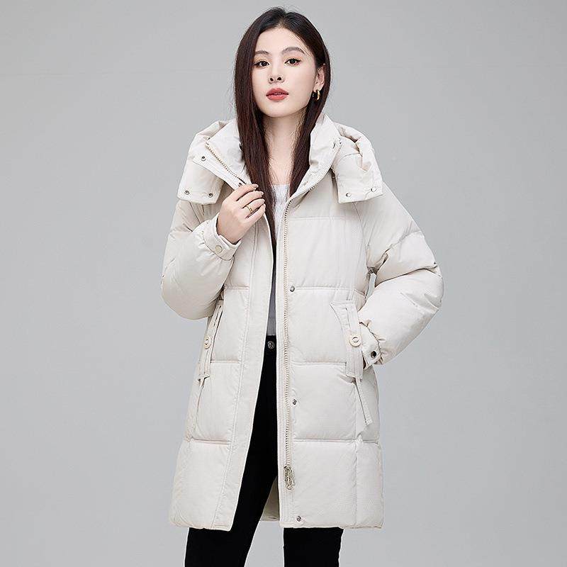 正57-6603品专柜新款绒鸭服羽女中长款加厚标白绒修国身连帽外套,女装/女士精品,羽绒服,淘宝优惠券,粉丝福利购,淘宝优惠卷