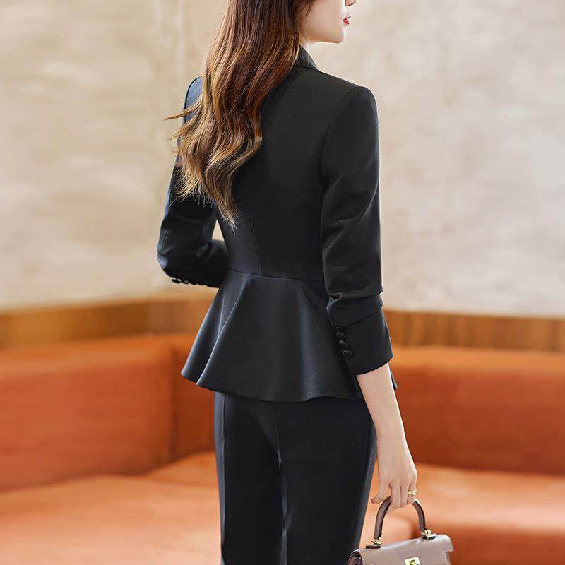 高感商务套装女跨境级春秋女神范洋厂气职业面试休闲直西服ym8233,女装/女士精品,职业女裤套装,淘宝优惠券,粉丝福利购,淘宝优惠卷