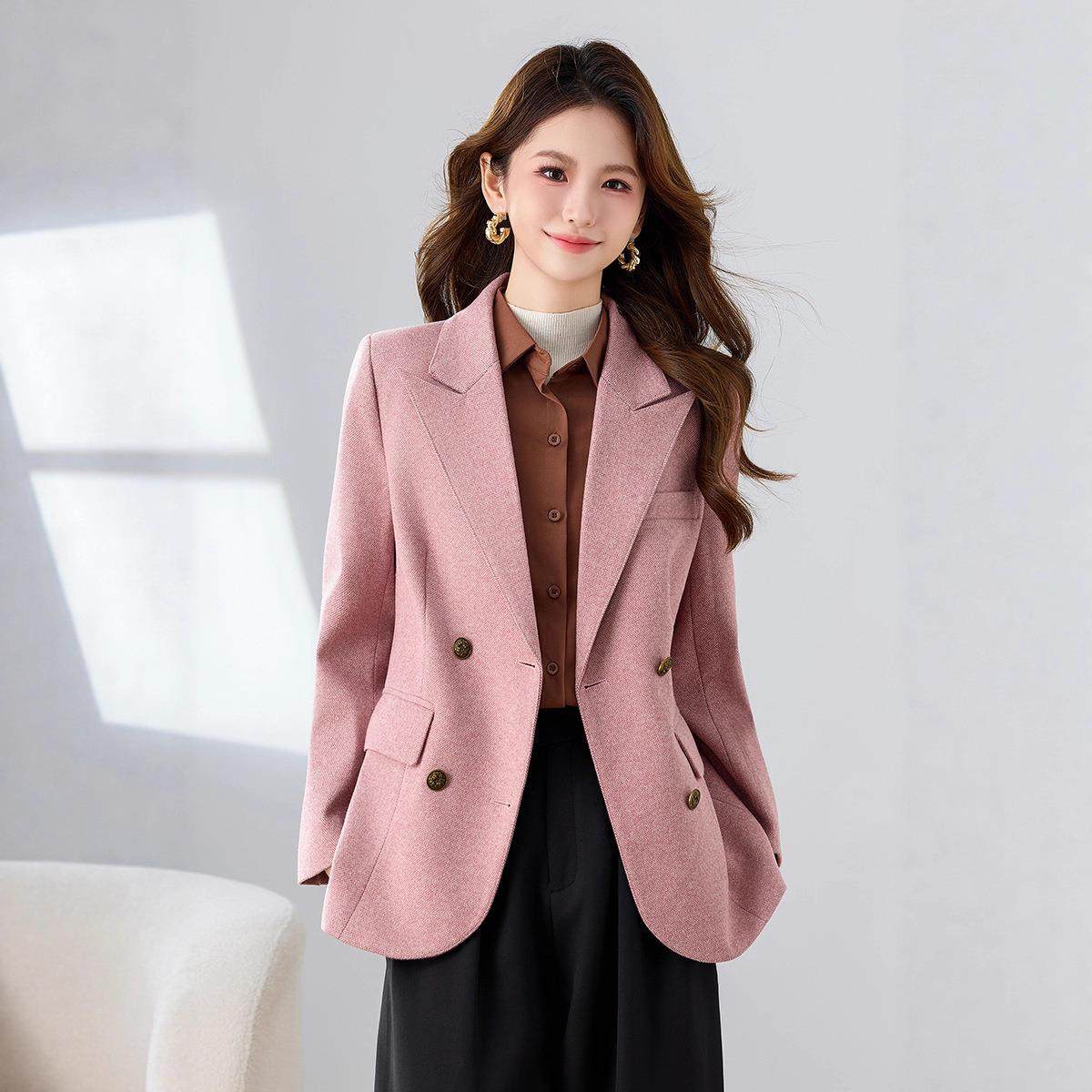 秋服款布萨龙厂外套女单长袖职业小西正装女外套工QY-作服家,女装/女士精品,西装,淘宝优惠券,粉丝福利购,淘宝优惠卷