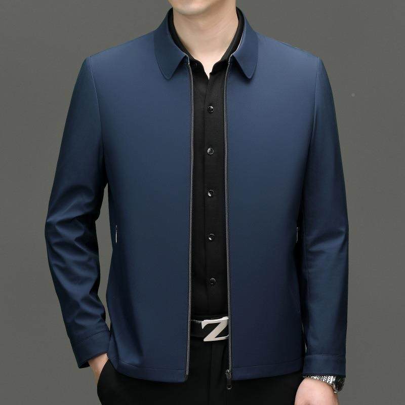 秋新款男装翻领夹中年商克休8799-C-P闲爸爸务装外套桑蚕季丝茄克,男装,夹克,淘宝优惠券,粉丝福利购,淘宝优惠卷