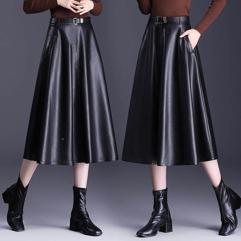 新款秋冬款年简约绵羊皮皮11686裙尚大时长摆裙高腰气质修身半身,女装/女士精品,半身裙,淘宝优惠券,粉丝福利购,淘宝优惠卷