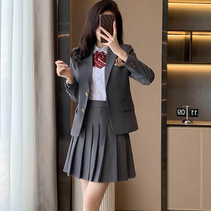 英学院风装三件套西伦女幼儿园老师套园服9926制服装学生班校服春,女装/女士精品,职业女裙套装,淘宝优惠券,粉丝福利购,淘宝优惠卷