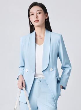 黑色装外套女秋冬高职端公务员艺考气西质正休XMYGMT-2闲通装勤业