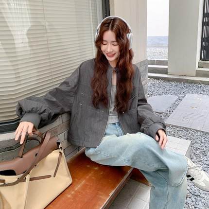 舒年春B189FN81秋装款减龄百搭适又亲宽松提升品新质肤休闲短款外