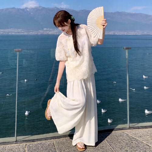 新中衣式精致国风刺绣上套女新裙款2B187-AD小个子漂亮独特半身穿