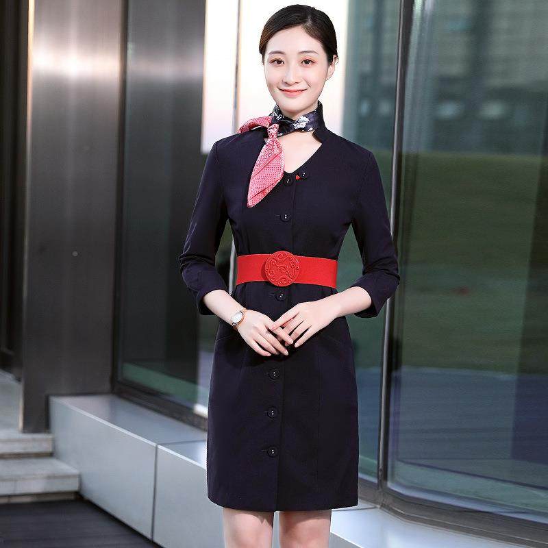 东装航空制服职业套GY-137-0女神范气质美容院工酒作服店前台工装,女装/女士精品,职业女裙套装,淘宝优惠券,粉丝福利购,淘宝优惠卷