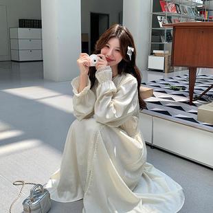 连B157FN87衣裙 龄减适百搭舒提升品质法式 连衣裙女春装 胖年新秋款