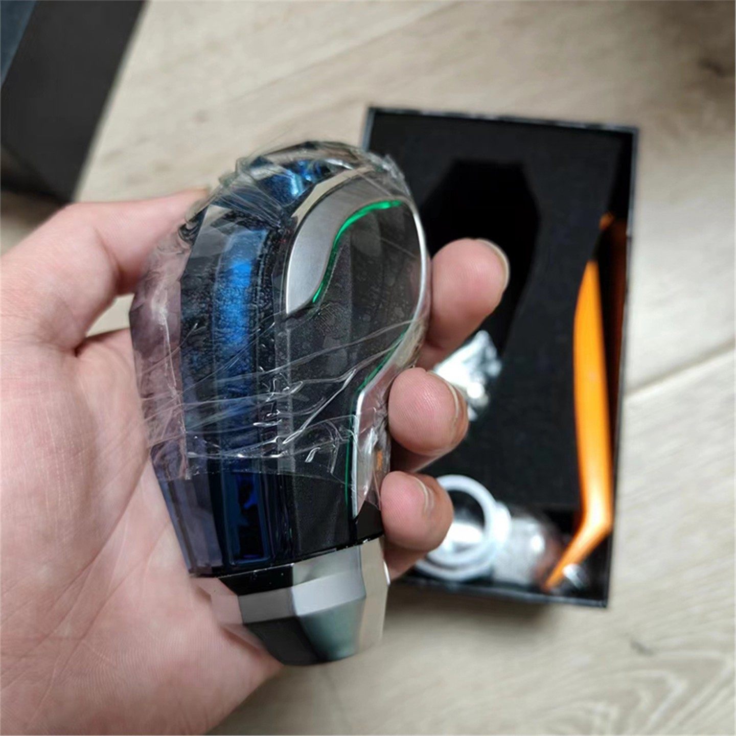 适配英菲尼迪Q5L/Q60/QX80/Q70JXEXFX改装水晶档把带灯发光排挡头