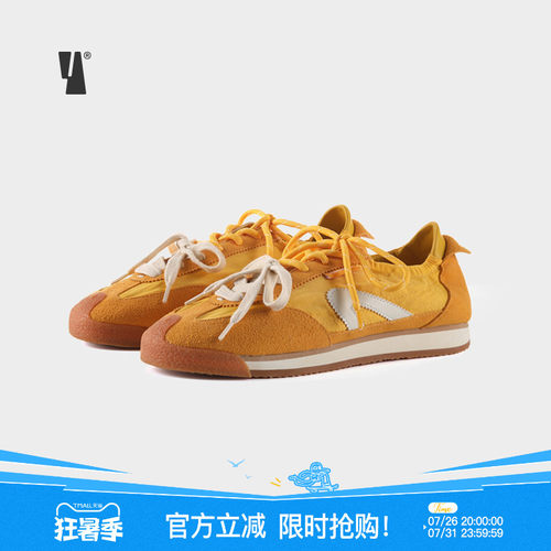 VEEMES复古黄色德训鞋情侣款