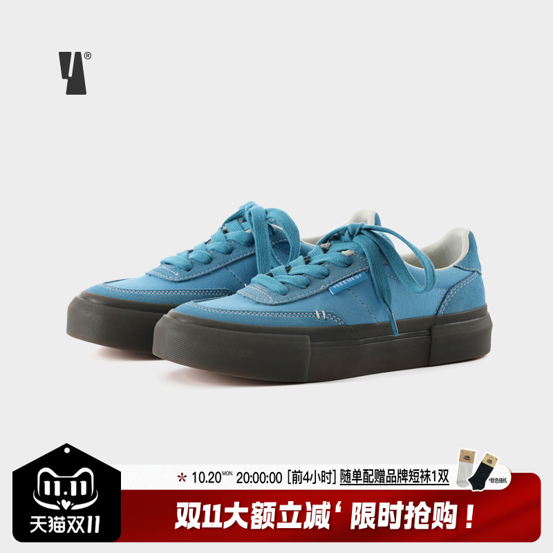 VEEMES经典款透气耐磨复古帆布鞋