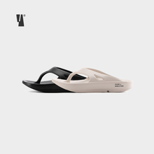 VEEMES新款夏季运动拖鞋简约厚底增高人字拖男女沙滩拖防滑凉拖