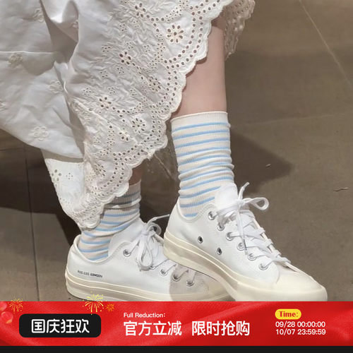 veemes低帮白色男女休闲帆布鞋