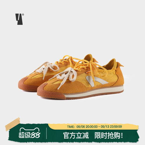 VEEMES复古黄色德训鞋情侣款