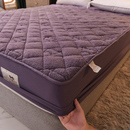 加厚夹棉床笠单件冬季 保暖羊羔绒保护套席梦思床垫罩防滑薄棕垫罩