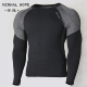 健身紧身衣男专业运动训练跑步修身 压缩衣T恤秋冬 弹力加绒长袖