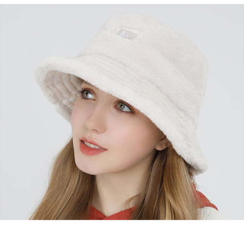 EX2伊海诗秋冬新款男女情侣羊羔绒渔夫帽防风保暖休闲运动366132