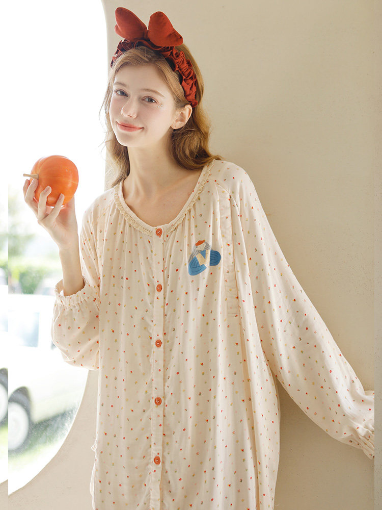 홈 시간 간호 잠옷 여름 얇은 산후 대나무 면화 출산 잠옷 복장 간호 복장 출산 실 홈 복장