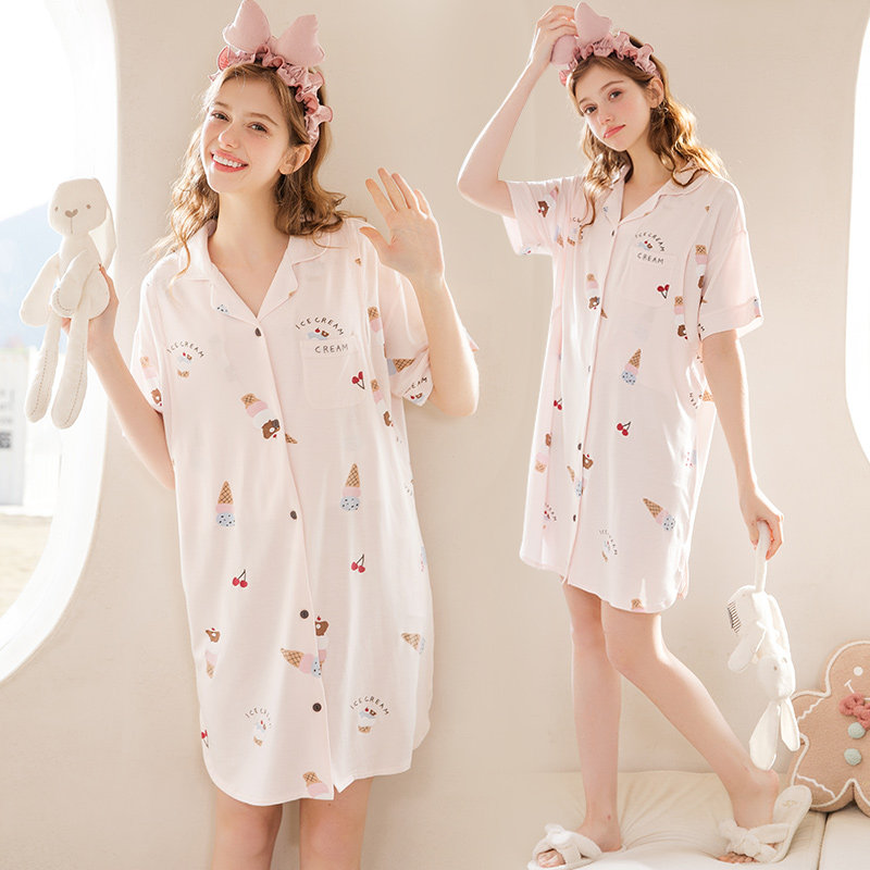 家时光莫代尔月子服夏季薄款哺乳睡裙产前产后孕妇睡衣家居连衣裙,孕妇装/孕产妇用品/营养,家居裙,淘宝优惠券,粉丝福利购,淘宝优惠卷