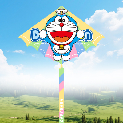 哆啦A梦卡通风筝带线轮套装