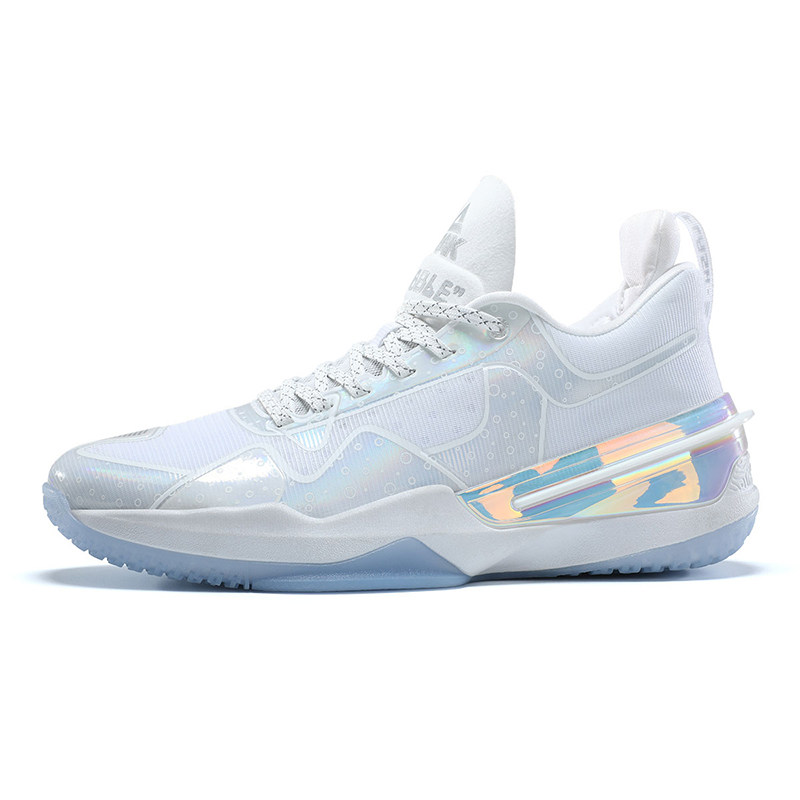 匹克态极闪现3代篮球鞋男低帮三代白色气泡2022新款球鞋运动鞋男